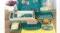 多彩なタケ食事用食器セット、屋内/屋外のための再使用可能なタケ ディナー・ウェア